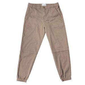 DU/ER Duer Live Free High Rise Jogger Tan Brown Performance Pants 29 x 28
